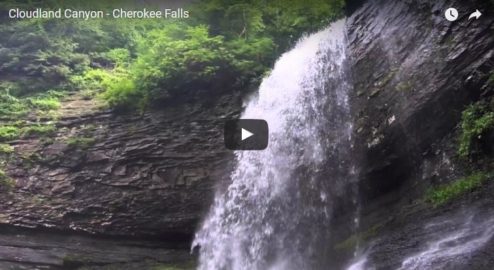 Cloudland Canyon Waterfall